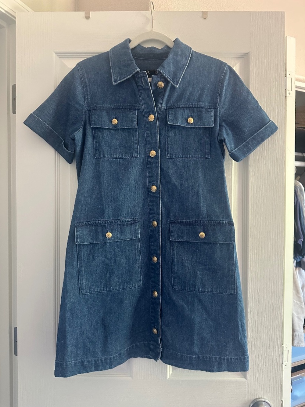 J Crew denim shirt dress